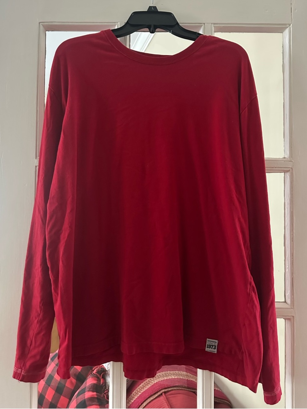 bcg Men's Long Sleeve Tee - Deep Red